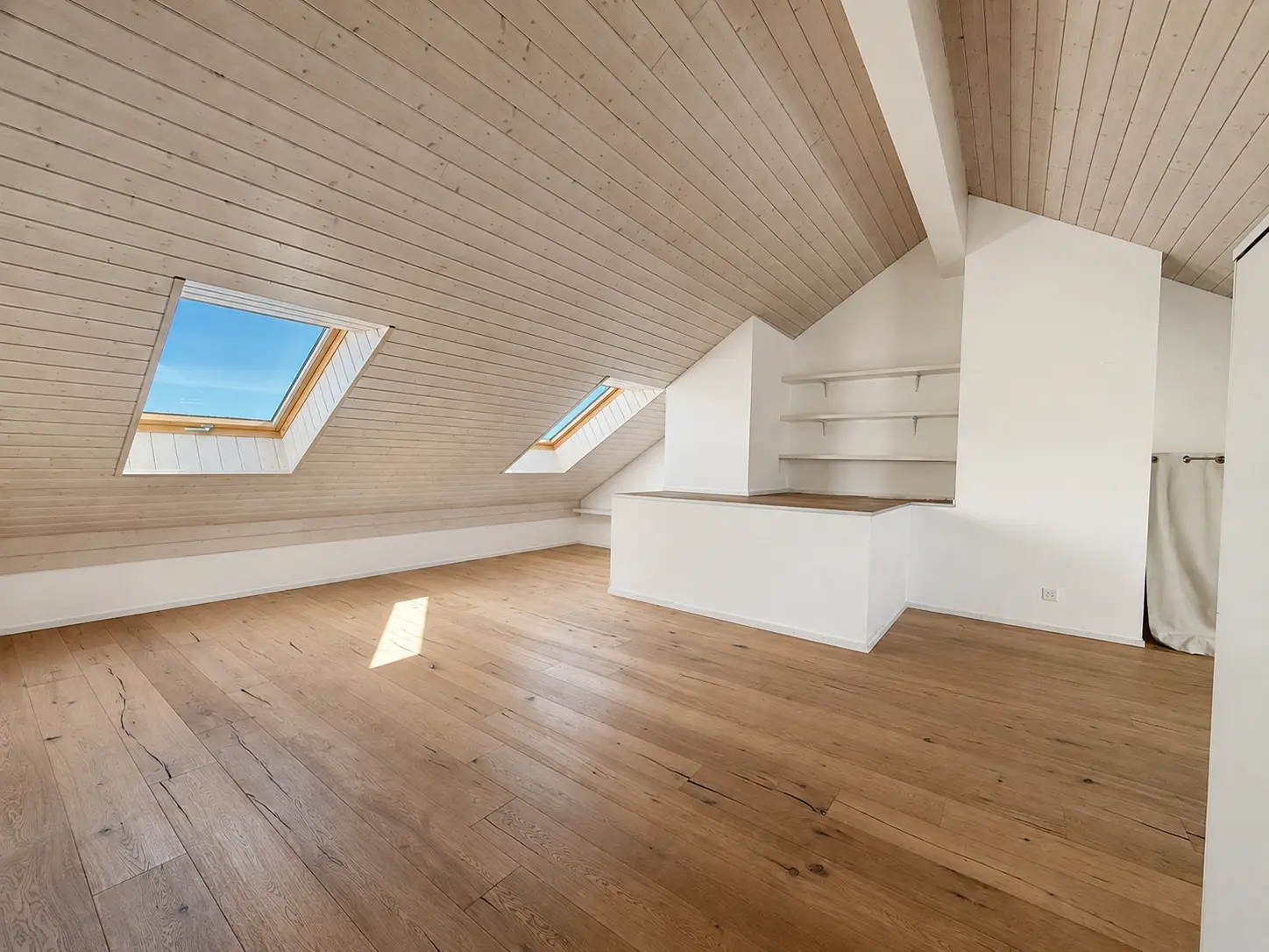 La galerie sous ses velux